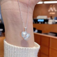 S925银葫芦拉丝葫芦项链时尚新中式吊坠气质高级百搭饰品送女朋友