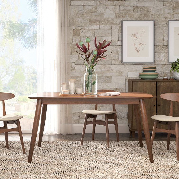 Mesa de comedor de MDF de exportación de lujo ligero de alta sensación de mesa de madera sólida simple mesa de comedor silla mesa de madera