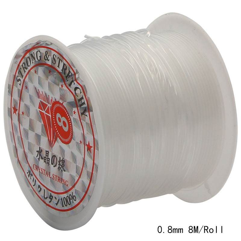 0.8mm thick transparent white about 8m/roll