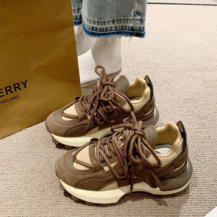 Versatile Women's Dad Running Shoes With Thick Soles And Comfort_voghion.com