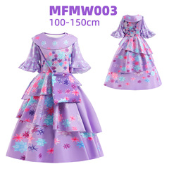 Magic House cosplay Encanto Mirabel full anime costume set for girls with dress and bag