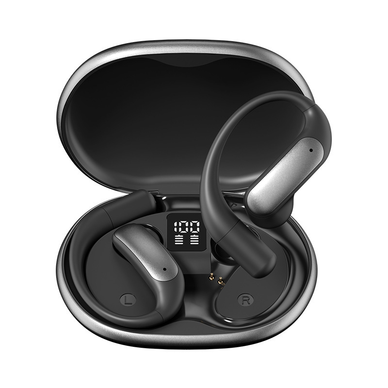 2025 新しい Bluetooth ヘッドセットオープンイヤーヘッドセットワイヤレスプライベートモデル長いバッテリー寿命デジタルディスプレイ耳掛け Bluetooth ヘッドセット|undefined
