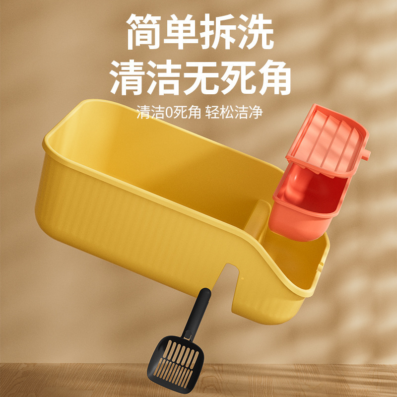 特大猫トイレ半密閉型飛沫防止猫トイレ特大オープン猫トイレソースメーカー卸売|undefined
