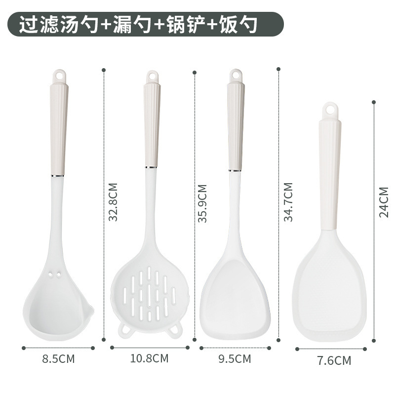 Resistente a altas temperaturas cuchara de cocina doméstica pala de cocina cuchara de cocina antiadherente cuchara de cocina cuchara de cocina