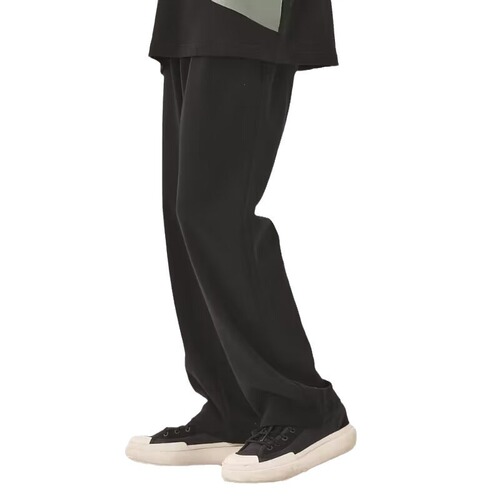 Men's Han Style Trendy Spring and Summer New 9-inch Small Western Pants Men's Slim Fit Drape Suit Pants Casual Long Pants