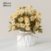 Solar-powered, yellow, white, french style
