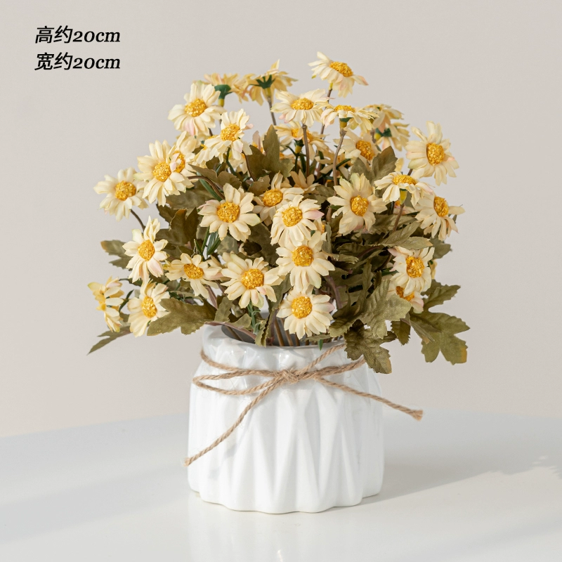 Nordic simulation flower decorative flower decorative flower room fake flowers fake flower plastic flower dining table flower bionic bionic flower bleaching flowers