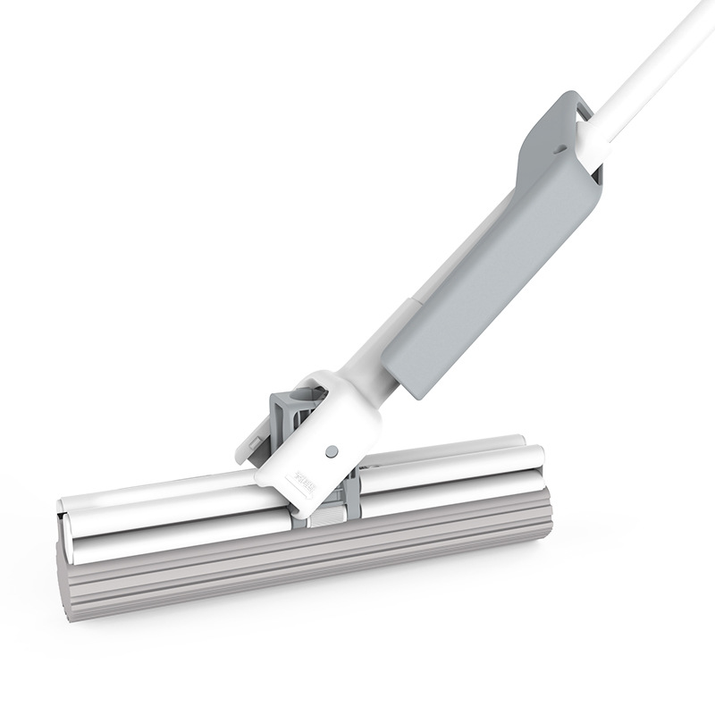 海绵拖把免手洗挤水大号胶棉拖把头家用滚轮式懒人吸水海绵地拖布