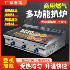 業務用大型バーベキューグリル、ガス屋台鉄板焼き設備、鉄板豆腐焼き冷麺機、ガスハンドケーキ機