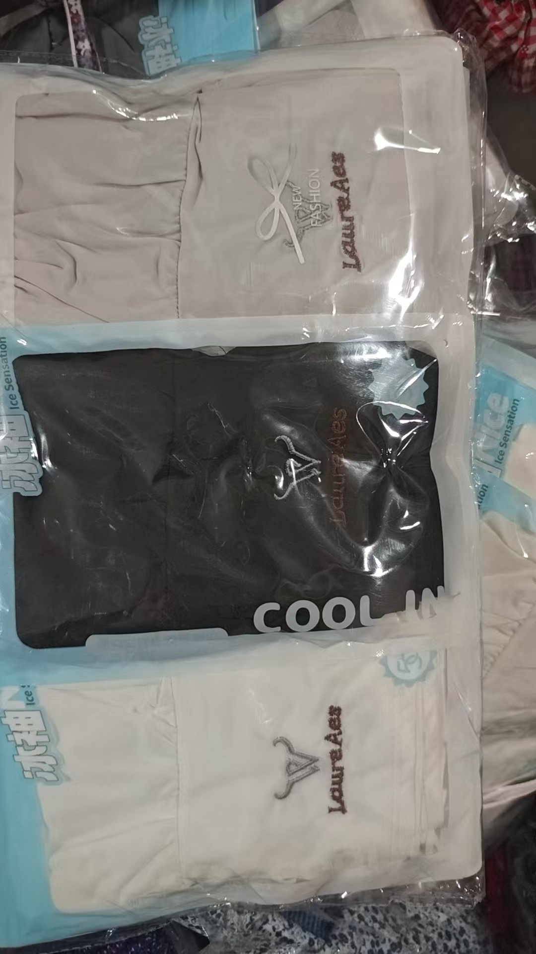 Mangas Protectoras Solares de Seda de Hielo de Nailon Protección UV Medio Dedo para Conducir y Exteriores