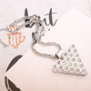 Sweater, clothing, summer accessory, short necklace, chain for key bag , 2020, wholesale