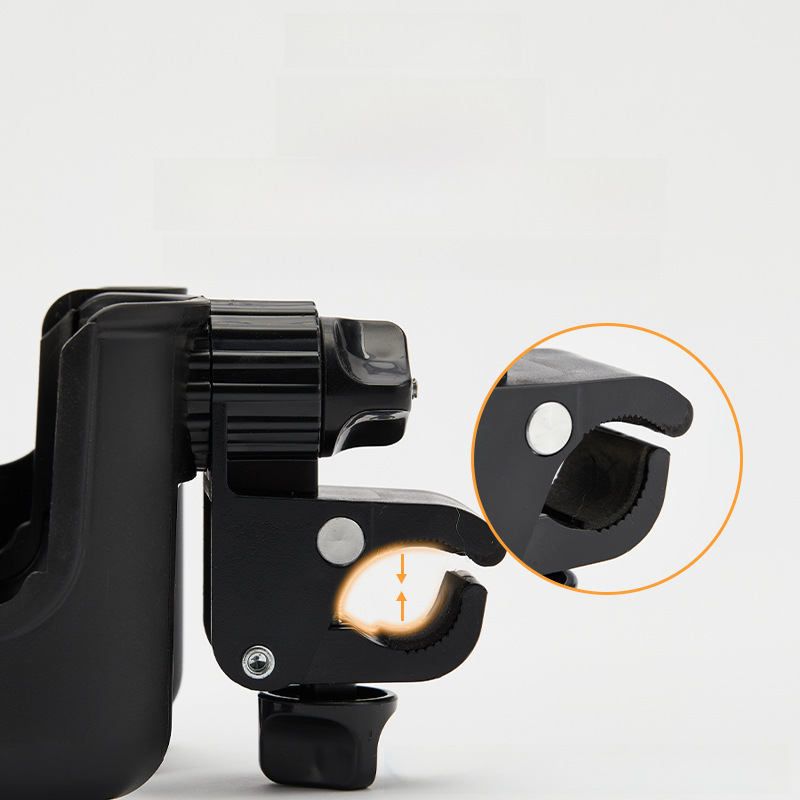 Newborn Universal Stroller Cup Holder Water Bottle Holder, Child Stroller Two-in-One Cup Support Mobile Phone Bracket