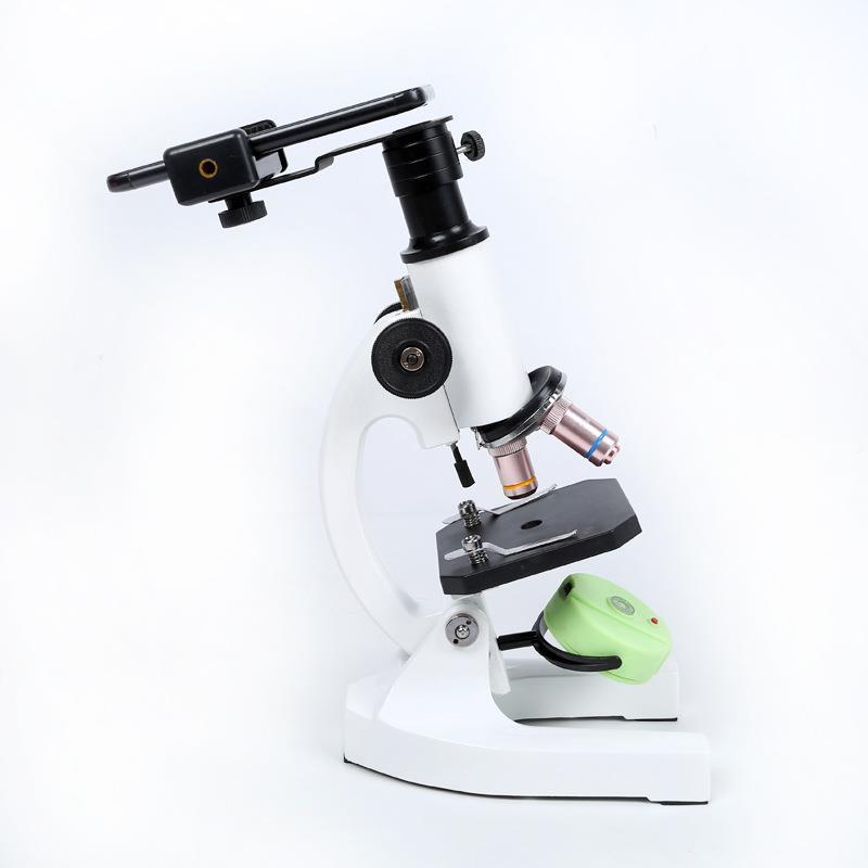 家用生物光学显微镜中学生高清显微镜儿童科学水产养殖看精子螨虫