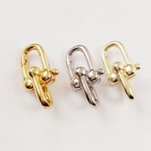 ��ɫ14K����U�Ώ��ɿ����diy�����U��朗l��β�B�ӿ۶��h���