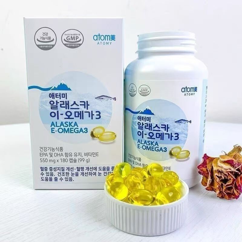 艾多美 atomy官网正品代购180粒深海鱼油软胶囊阿拉斯加深海鱼油|undefined