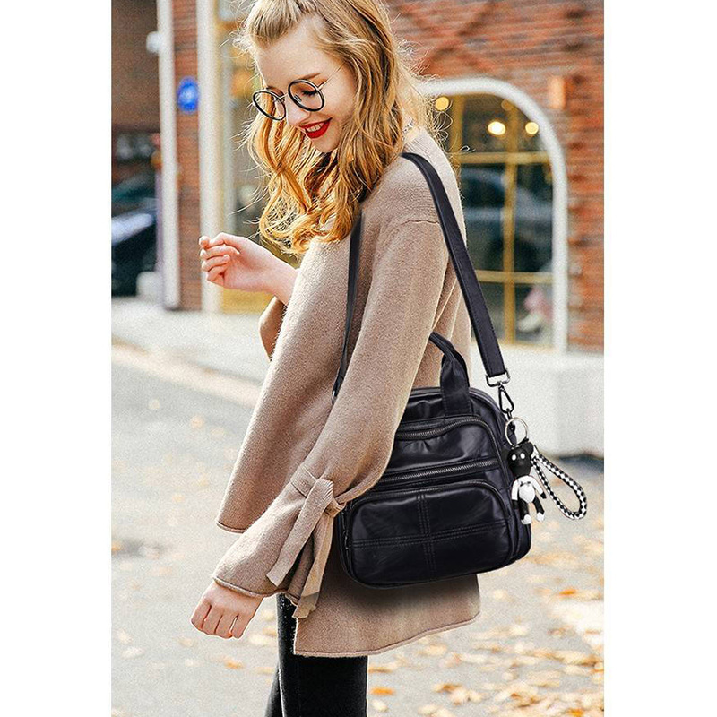 Otoño y invierno tres bolsas multifuncionales de mujer, bolsas de mamá, mochila de mujer, mochila de mujer, mochila de hombro, mochila de mujer