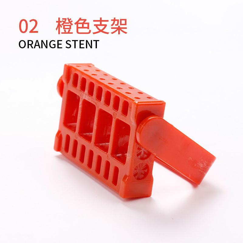 Herramientas de uñas transfronterizas soporte de exhibición de la cabeza de molienda multi-color 16-Hoyo cabeza de molienda rack caja de almacenamiento cabeza de molienda Jack soporte de mesa