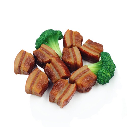 Simulated food model, ultra-realistic braised pork Dongpo meat, hotel restaurant decorations, simulated dishes, photography props decoration