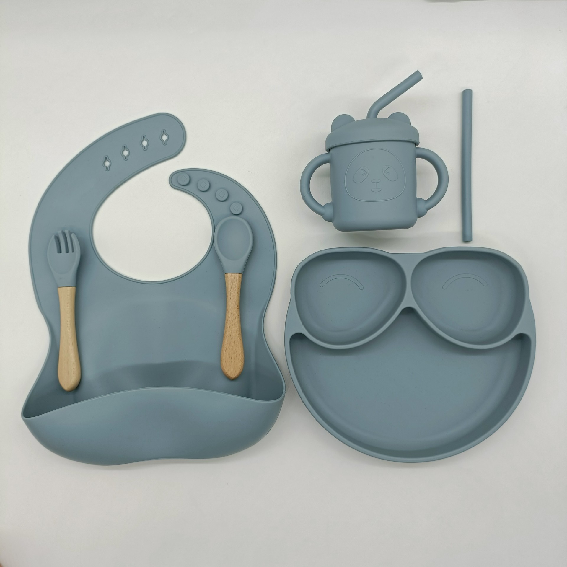 宝宝喂养勺餐具baby feeding tools sets plates bowl spoon fork