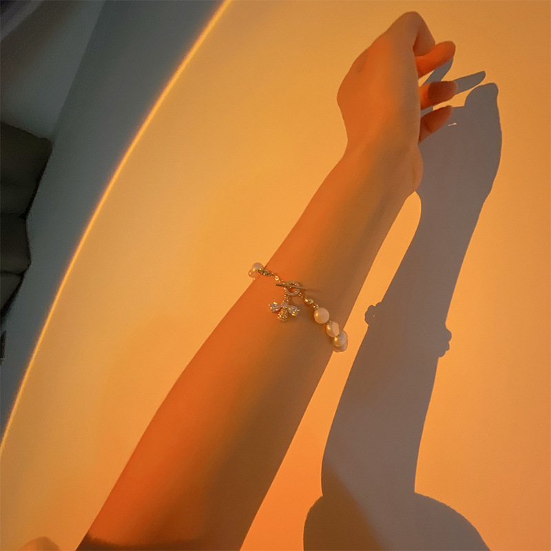 Korean cute brand beaded bracelet from pearl