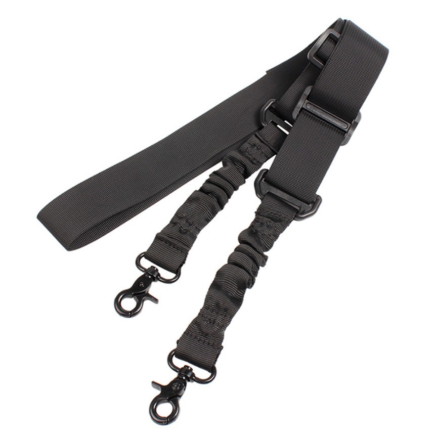 Multi-funcional de nylon de doble punto tarea correa de cuerda de pistola CS Campo de dos puntos de la pistola de doble punto Correa táctica de la correa