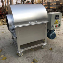 150公斤炒瓜子花生的机器黄豆滚筒炒货机烧煤燃柴烘炒干燥机