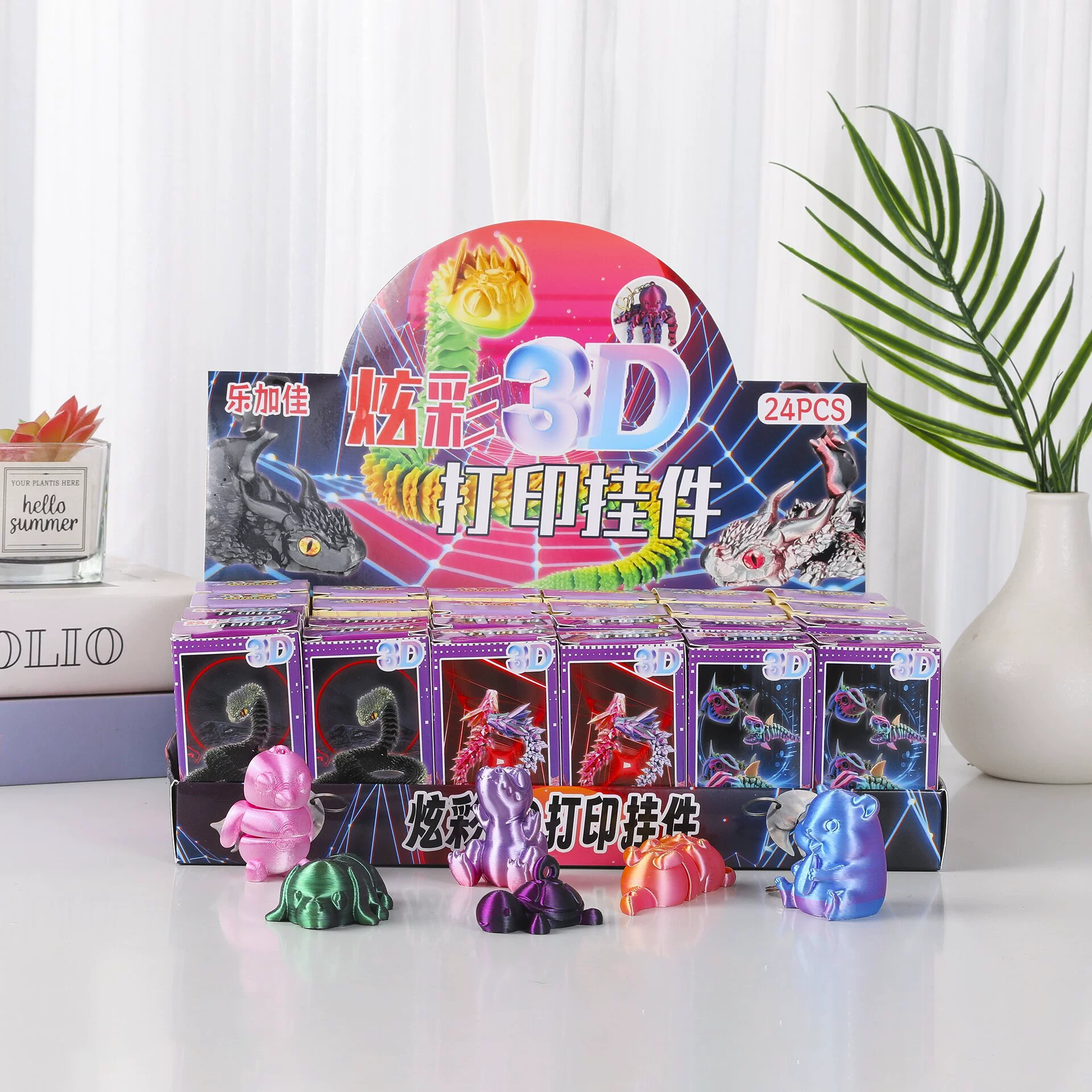 A Красочные 3d печатные подвески для слепых коробок для поделок креативные ручные суставы для декомпрессии игрушки