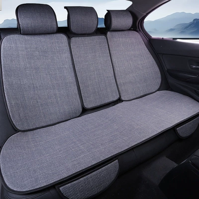 Four Seasons Pad, and Winter, Special Seat Cushion for Small - dark-gray-rear-three-seater-default-item