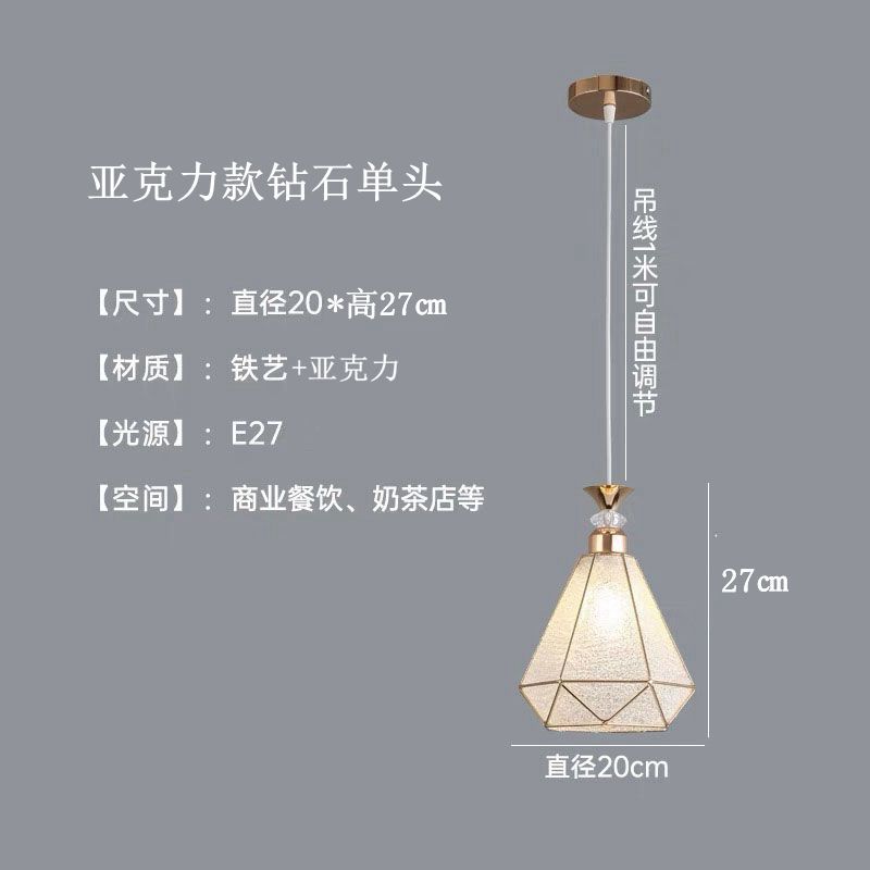 Araña de comedor, barra de bar simple moderna de tres cabezas, mesa de comedor creativa, dormitorio, personalidad, sala de estar, comedor, iluminación nórdica atmosférica