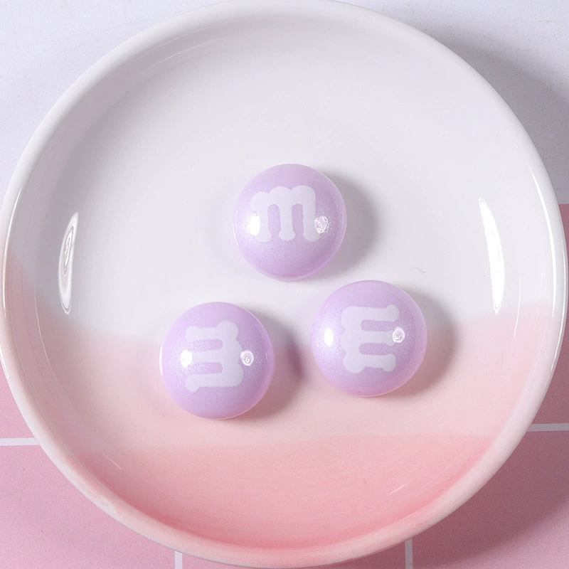 Производственная точка жемчужный цветной M bean смоляные аксессуары, материалы для DIY, кремовый клей, капля клея, наклейка для чехла, patch