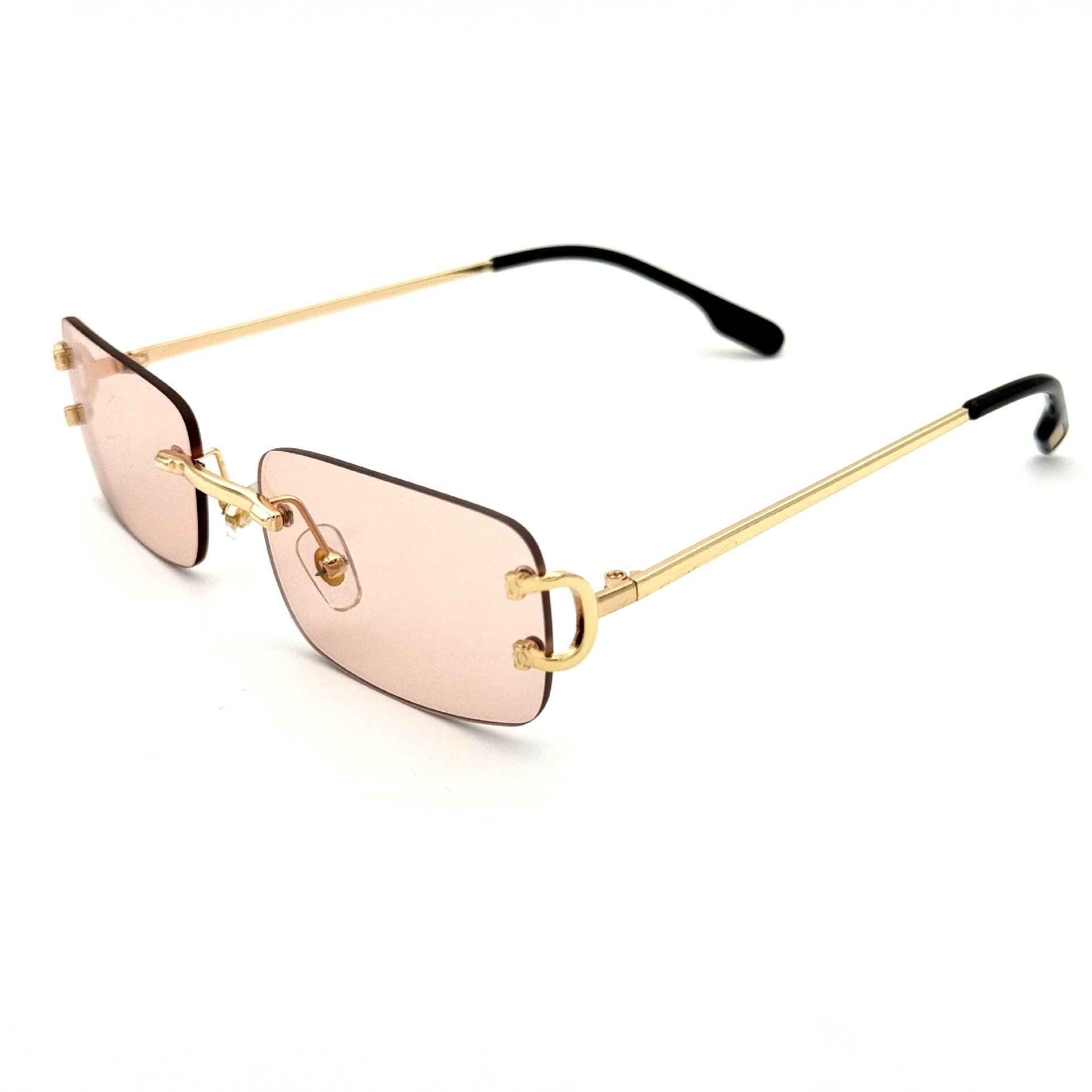 Golden frame champagne
