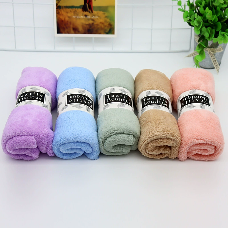 Soft comfortable towel for home use for face washing for men and women, water absorbent, increased thickness