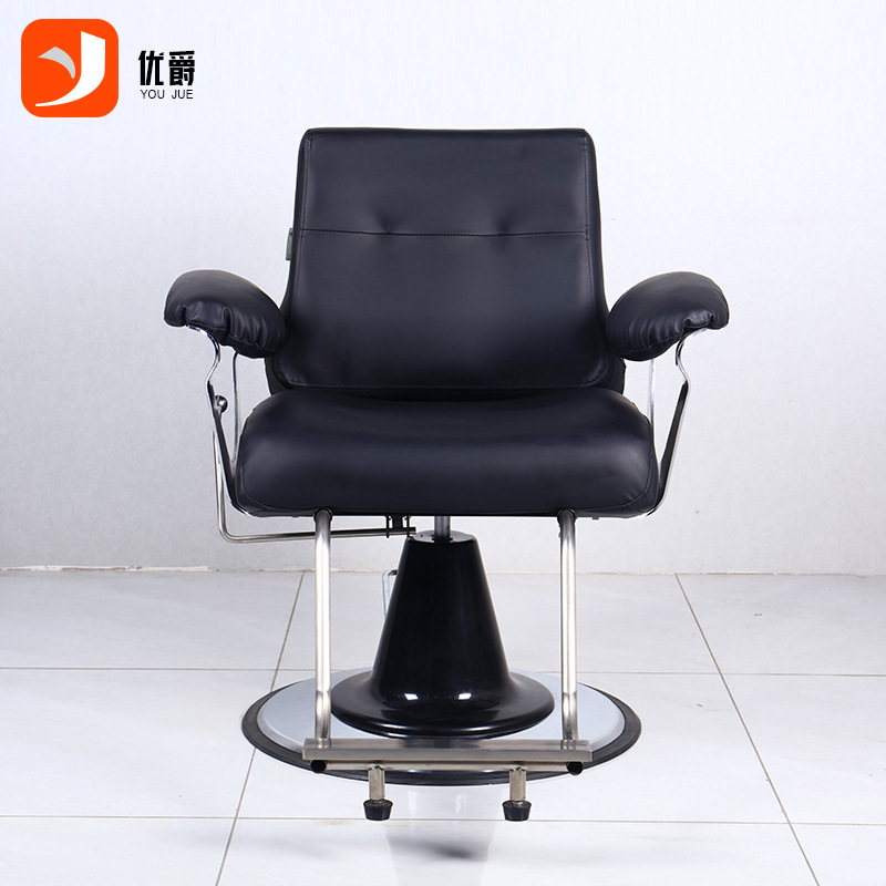 Barbería en línea silla roja silla de peluquería de moda silla de salón de peluquería se puede levantar y bajar silla de salón de peluquería especial