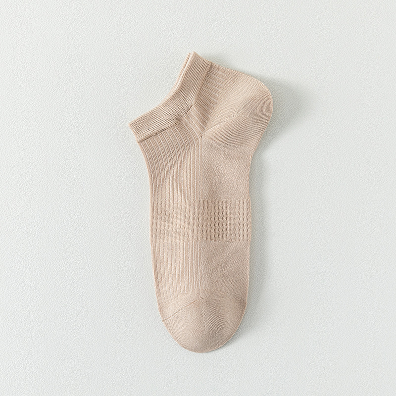 Medias de barco de malla de algodón sólido para mujeres primavera y verano sin costuras calcetines de cabeza para mujeres envases independientes calcetines al por mayor