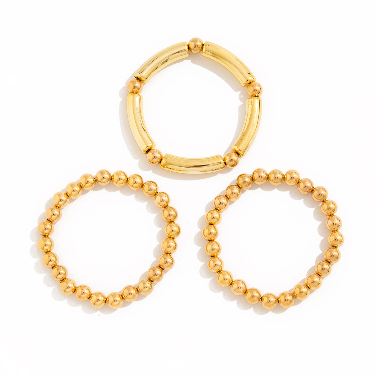 25g Weight Alloy, Copper Pendant Material Bracelets Classification CCB Chain Material Beaded Chain Chain Type 1 Set Quantity Street Occasion CCB, Alloy, Copper Material Heart Shape Pattern Women's Gender Exaggerated, Streetwear Style Exaggerated Streetwear Heart Shape CCB Alloy Copper Beaded Chain Beaded Bracelets Wholesale 42