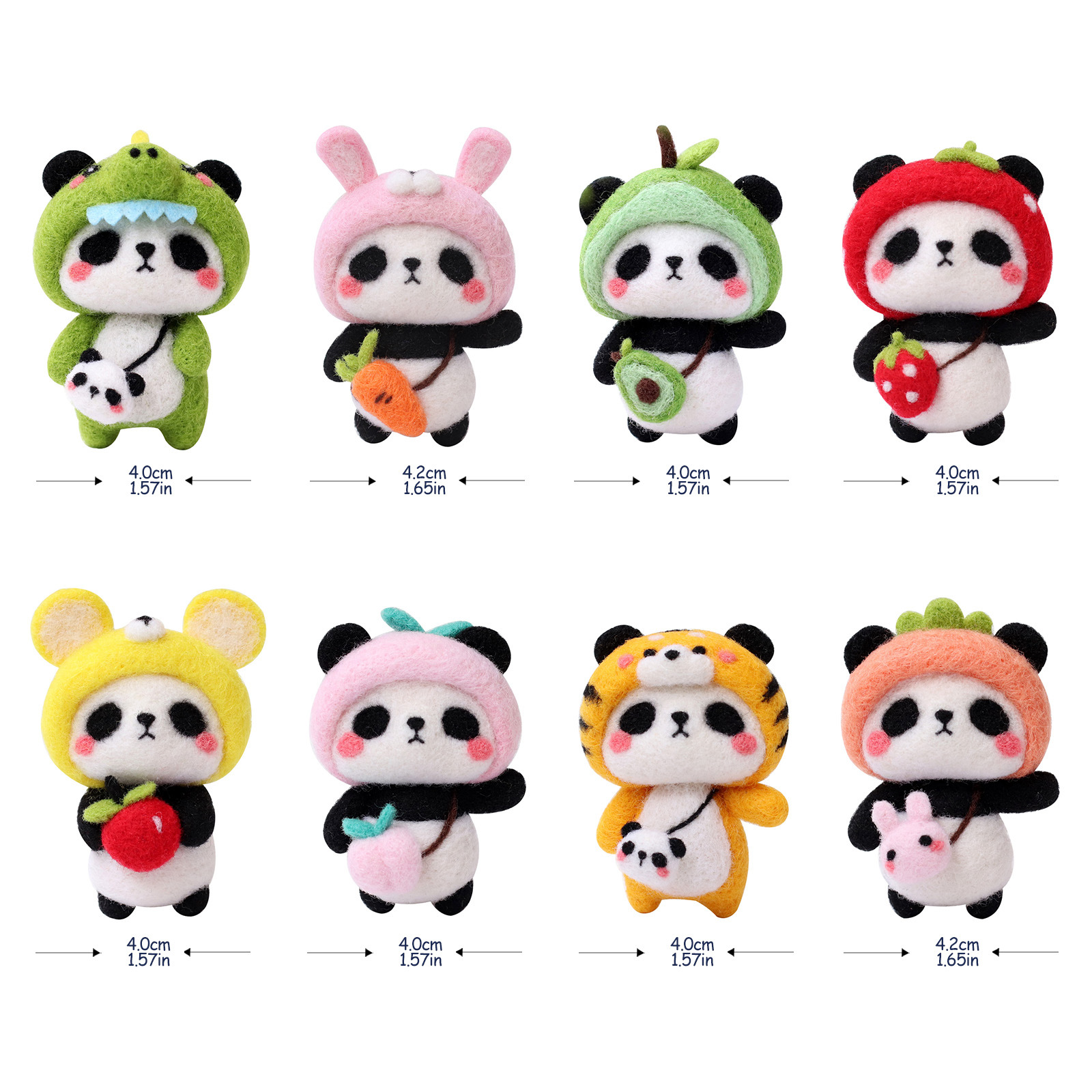 熊猫宝宝系列   戳戳乐制作diy材料包   英文说明书