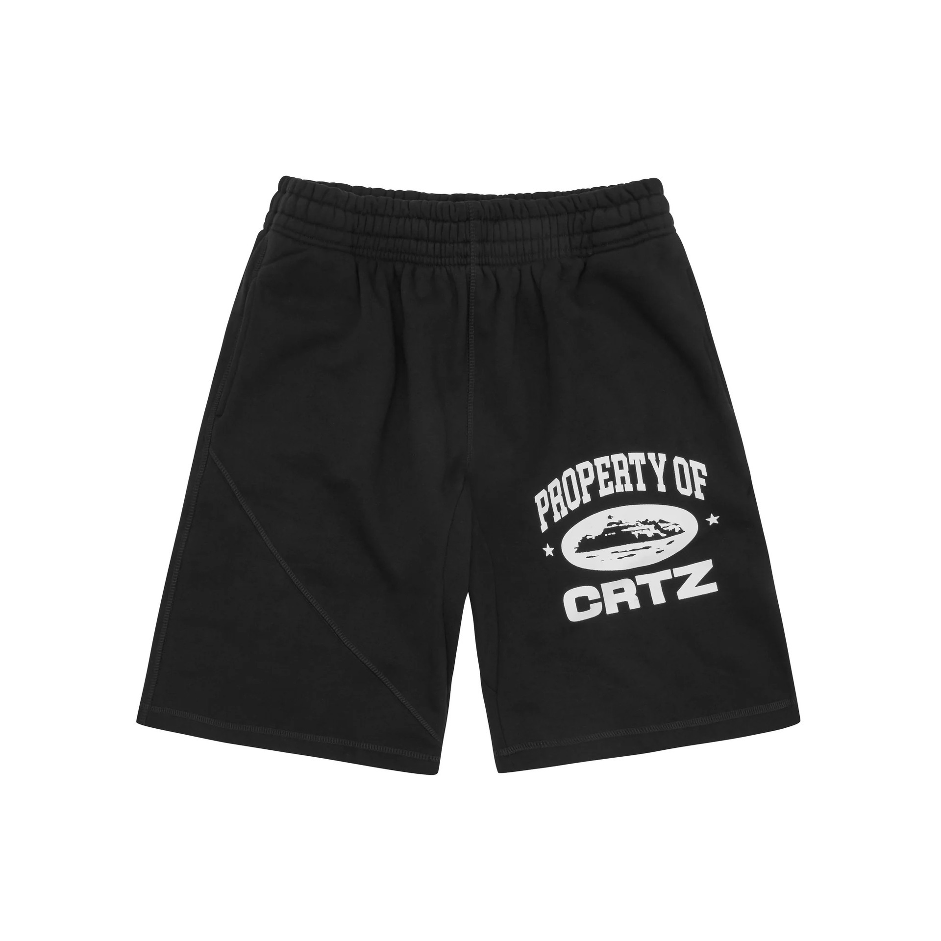 Corteiz American Street Hip Hop Print Knitting Shorts Pantalones de guardia de cinco puntos sueltos de verano de marca de moda para hombres