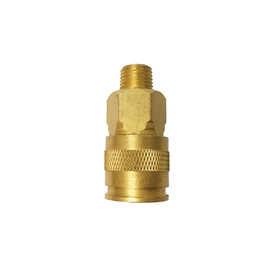气动工具配件空压机配件1/4NPT美式三合一外螺纹快速接头