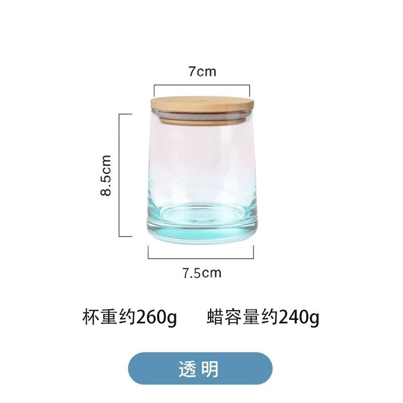 Заводская прямая продажа стеклянной чаши Candida Candle DIY аромерапии свечи Монгольская сумка Монгольская барбан Разносная каменная воздушная ёмкость пустая бутылка