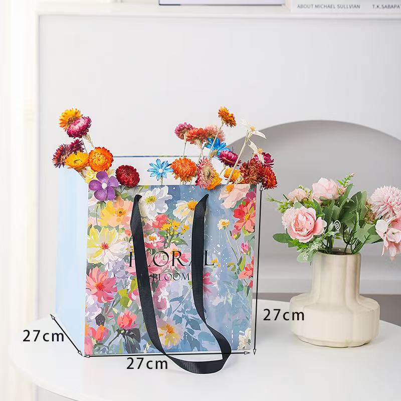 새로운 꽃무늬 블루 27*27*27;