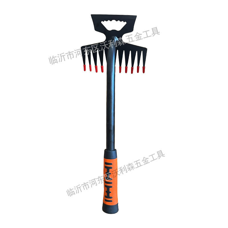 11개 치아 전기 영동 노란색 고무 손잡이 괭이 유물(이중 보험 + 치아 덮개)