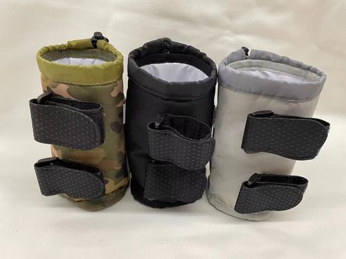 Cross-border wholesale bicycle cup holder water bottle bag Oxford cloth outdoor insulation bag stroller wheelchair with mesh bag storage bag