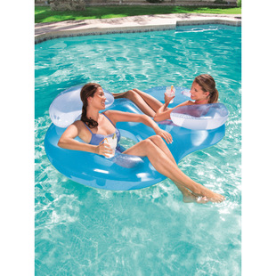 Outdoor Single and Double Water Inflatable Floating Bed for Adults and Kidsren Floating Mattress Floating Air Cushion Swimming Ring Shooting Props