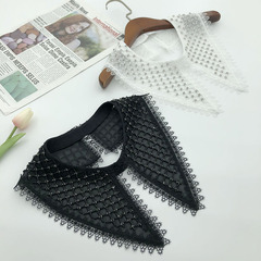The manufacturer produces fashionable embroidered fake collar in white with fake collar European and American style 21 years new fake collar outer wear