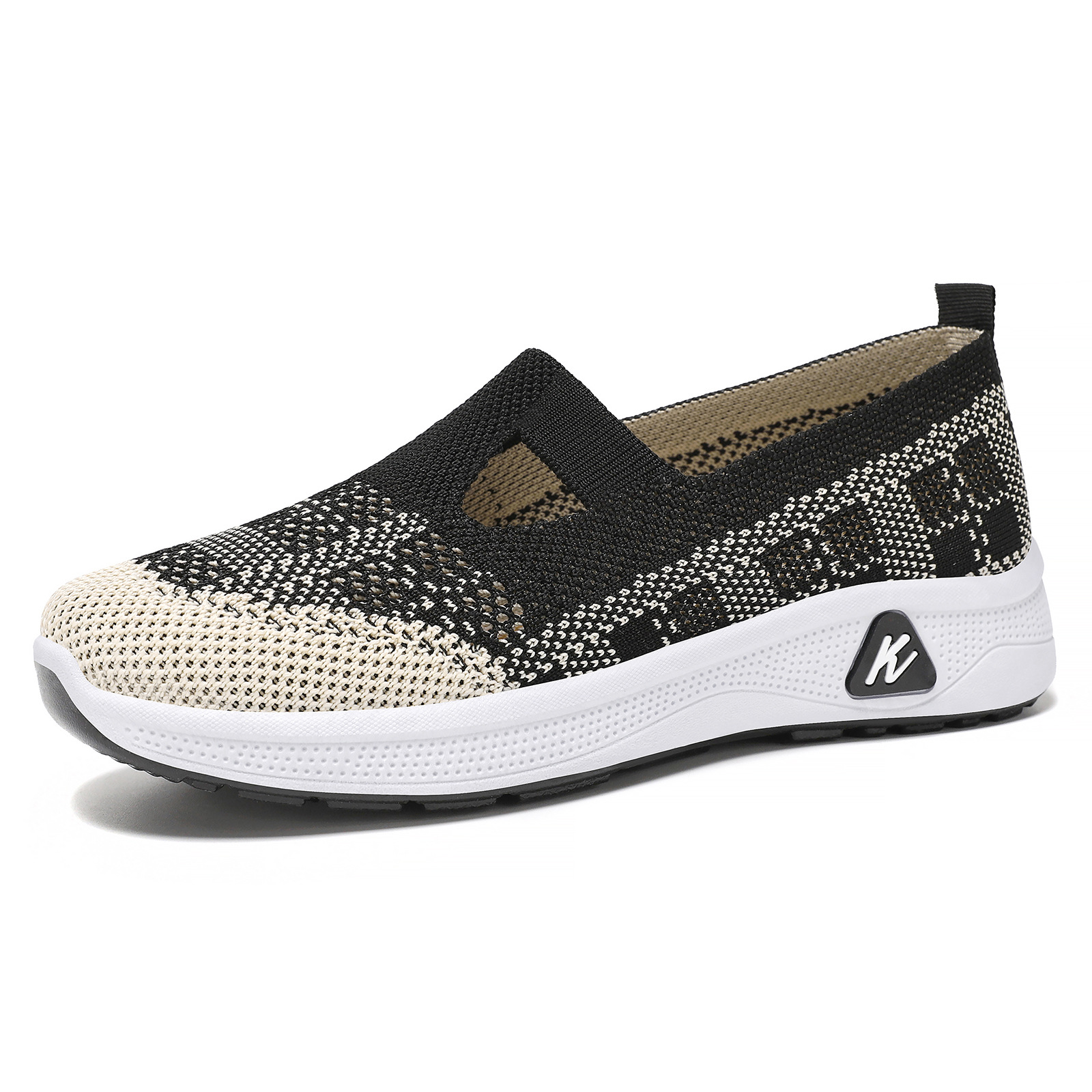 Zapatos de mujer primavera nuevo procesamiento personalizado zapatos de mujer transfronterizos cómodos zapatos de tela viejos zapatos de tela de Beijing un pie zapatos de goma