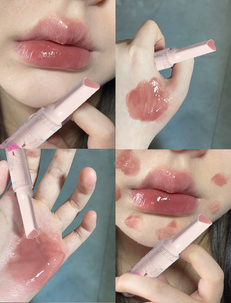 Cappuvini Carpuvini milk tea color Watermelon color solid Lip Honey Lip Mirror Lipstick Lipstick pen undefined