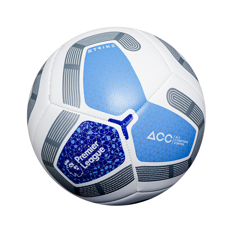 Juego de la Premier League máquina de coser mano de coser pu4 5 fábrica de fútbol al por mayor 14 generación de comercio exterior azul