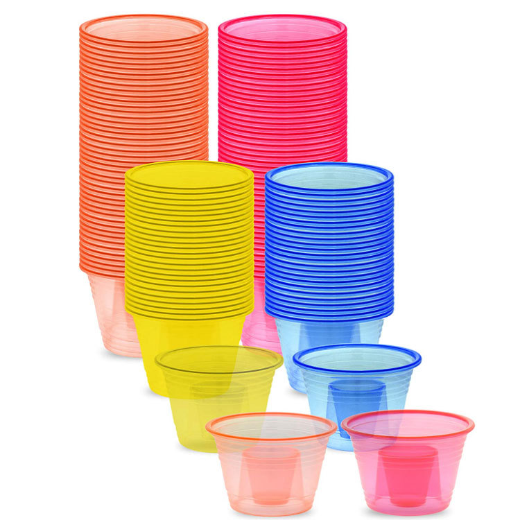 Taza de bomba partido taza de la bomba de plástico taza de hilo taza mediana taza de bomba de celosía salvaje copa de vino mezclado taza de doble capa