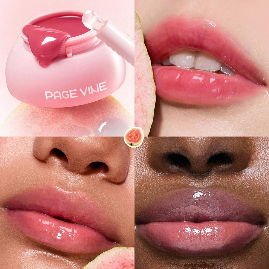 PÁGINA transfronteriza con cepillo de labios espejo esmalte de labios Amazon TK maquillaje de belleza caliente máscara de labios hidratante de larga duración impermeable