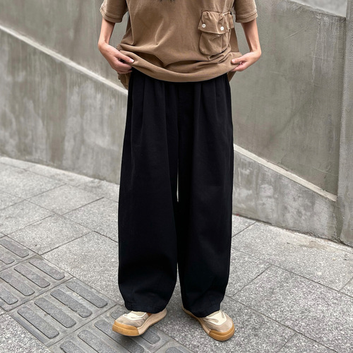 Trendy Instagram Japanese Retro Work Pants for Men, National Trend Straight Leg Loose Wide Leg Pants, Street Style Trendy Brand Casual Long Pants